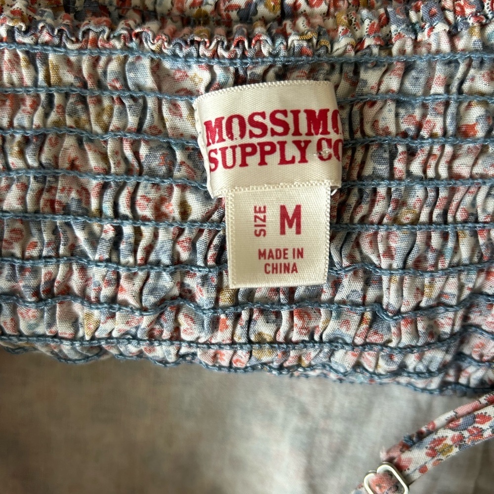 5/$25 Missimo Supply Co cutie mini floral sundress size medium - Picture 5 of 7